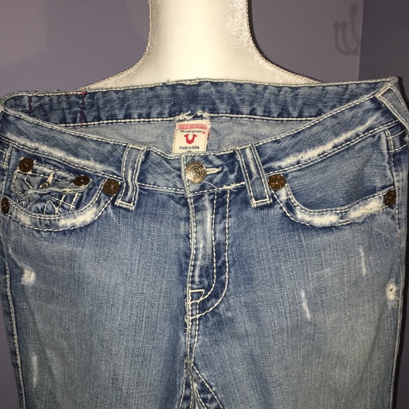True Religion Denim - True Religion Joey Big T Distressed Jeans